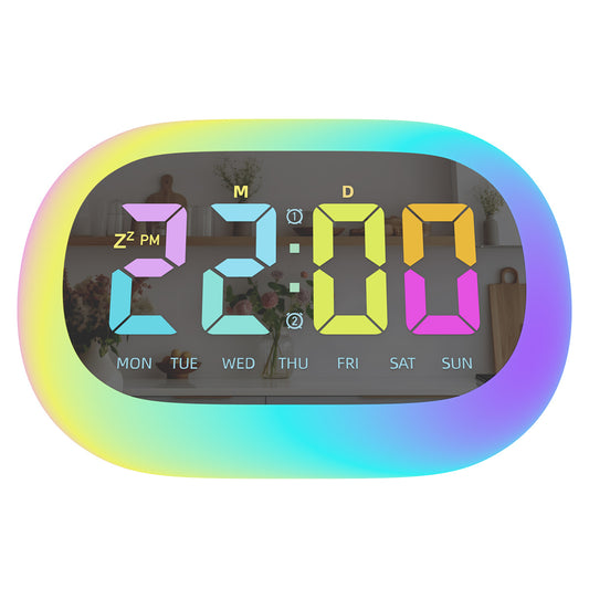 RGB Night Light Alarm Clock