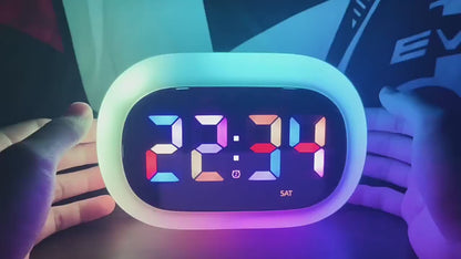 RGB Night Light Alarm Clock